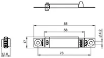 Technische Zeichnung 1 Cylinder Extender K.034_Model